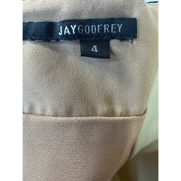 Jay Godfrey Colorblock Halter Dress - Size 4 - Picture 12 of 13